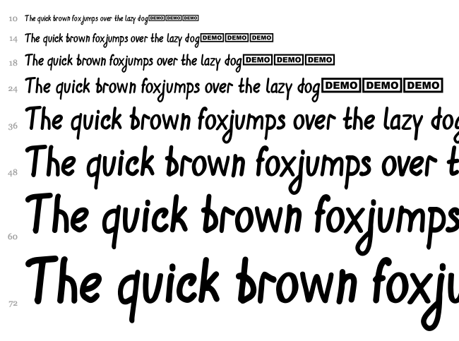 Winflo font waterfall